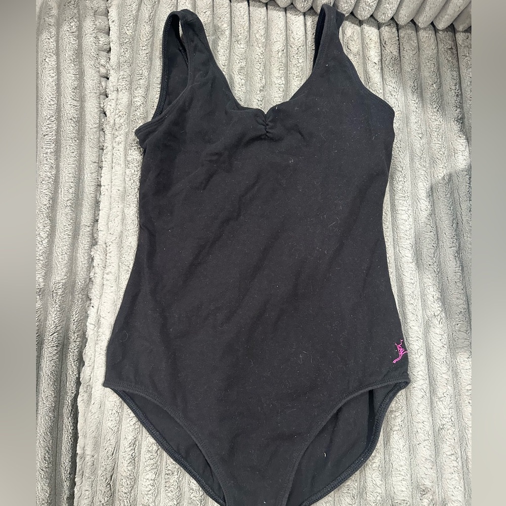 Future Star Capezio Black leotard. Size XL